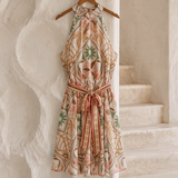 SOFT VOYAGE WOVEN MINI DRESS