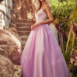 Juliet 265 Strapless A-Line Ball Gown Beaded Belt