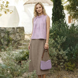 Colorful Woven Straw Shoulder Bag