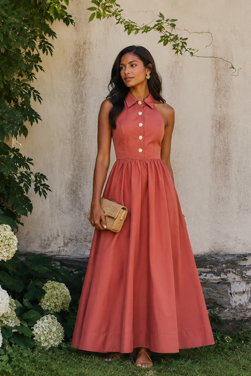 Flying Tomato Sienna Sun Woven Maxi Dress