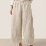 100% Linen Classic Ankle Pants ZOE