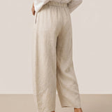 100% Linen Classic Ankle Pants ZOE