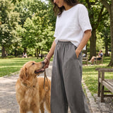 100% Linen Classic Ankle Pants ZOE