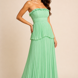 Marielle Pleated Maxi Dress