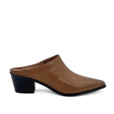 Carla Leather Western Mules
