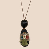 Artisanal Woodland Pendant Necklace