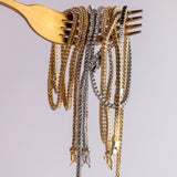 Cynthia 2MM Tennis Necklace