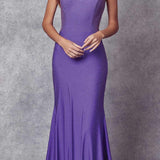 Juliet 276 Stone Accented Long Mermaid Gown