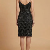 Lara 28860 - Beaded Flounce Dress
