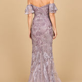 Off Shoulder Mermaid Lace Gown | Lara 28884