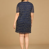 Fancy Beaded T-Shirt Dress