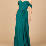 Off Shoulder Chiffon Dress