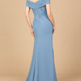 Off Shoulder Elegant Chiffon Gown
