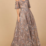 Off Shoulder Lace Ballgown