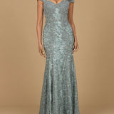Fitted Lace Mermaid Gown