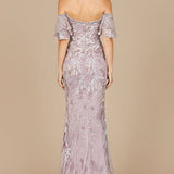 Off Shoulder Mermaid Lace Gown