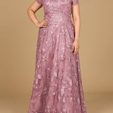 Tonal Lace Ballgown