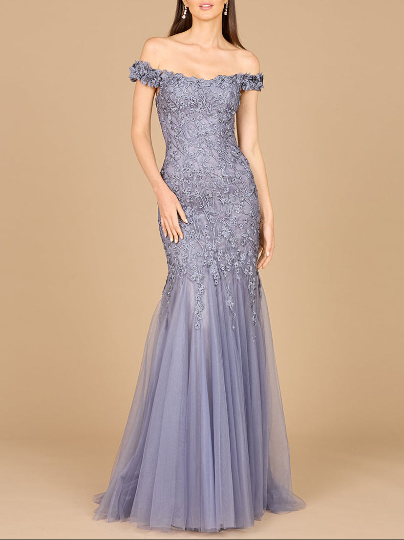 Off Shoulder Mermaid Gown | 29021