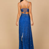Ombre Beaded Gown  - OUTLET