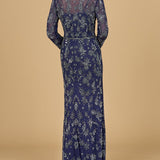Sheath Gown with Long Sleeve Jacket