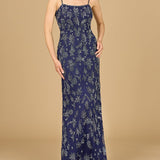 Sheath Gown with Long Sleeve Jacket