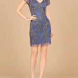 Cap Sleeve Cocktail Dress  - OUTLET