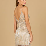 Short Beaded Fringe Dress