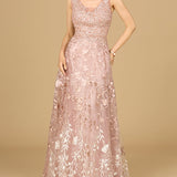 Ombre Lace Ballgown