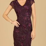 Cap Sleeve Embellished Dress