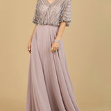 Chiffon A-line Long Gown