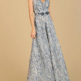 Lace Embellished A-Line Dress