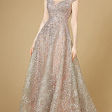 Elegant Off Shoulder Lace Ballgown