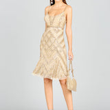 Beaded Midi Dress