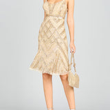 Beaded Midi Dress