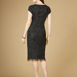 Cap Sleeve Midi Gown  - OUTLET