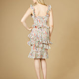 Print Midi Length Dress - OUTLET
