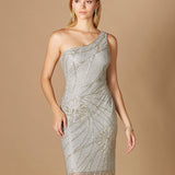 One Shoulder Cocktail Gown