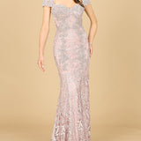 Fitted Lace Mermaid Gown