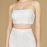 Spaghetti Strap Beaded Top