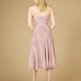 Flowing, Sequin Midi Dress