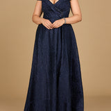 Tonal Beaded Off Shoulder Ballgown | 29349