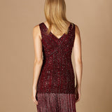 Beaded Fringe Cocktail Dress