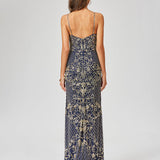 Beaded Tank Dress with Slit  - OUTLET