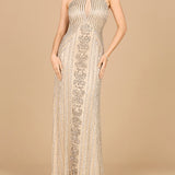 Halter Neck Dress with Keyhole