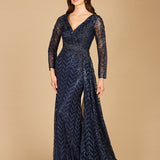 Lara 29620 - Lace Skirt Overlay Dress OUTLET
