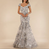 Lara 29642 - Cap Sleeve Mermaid Gown