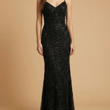 Body Con V-neck Beaded Dress | Lara 29904