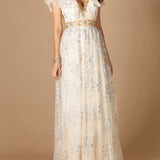 Lara 29966 - Lace, V-Neck Dress