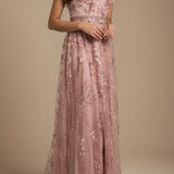 Lara 29966 - Lace, V-Neck Dress