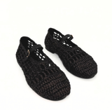 Elaina Raffia Mary Janes